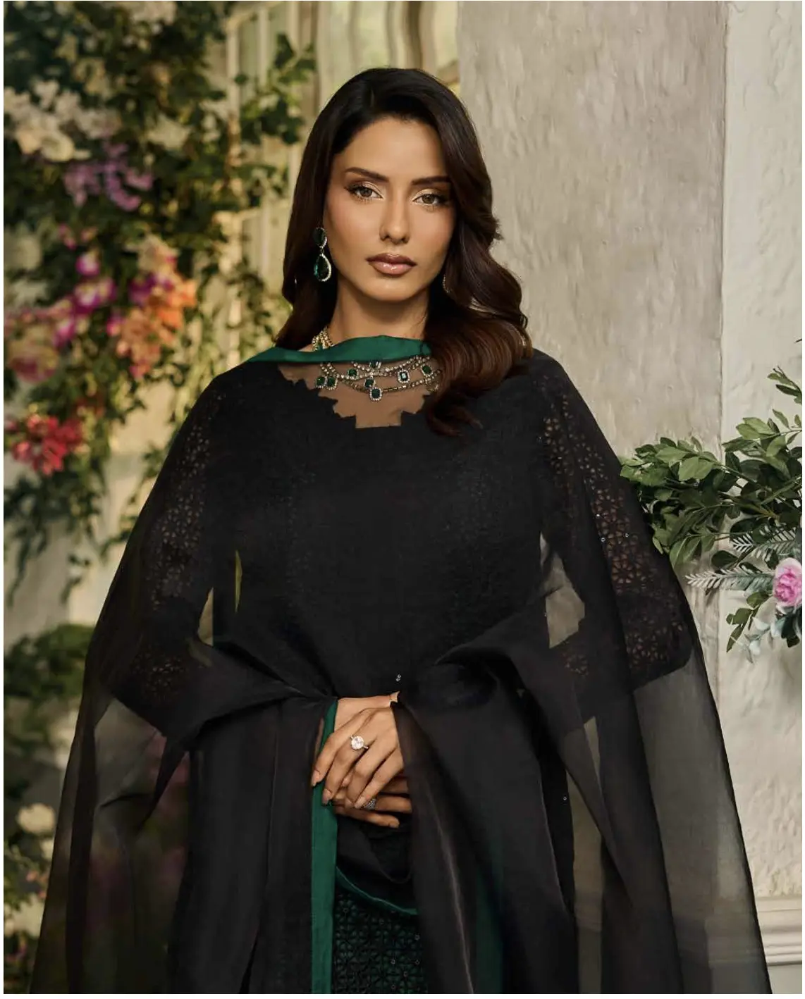 Midnight Emerald – Sequined 3-Piece Formal Suit - Image 2